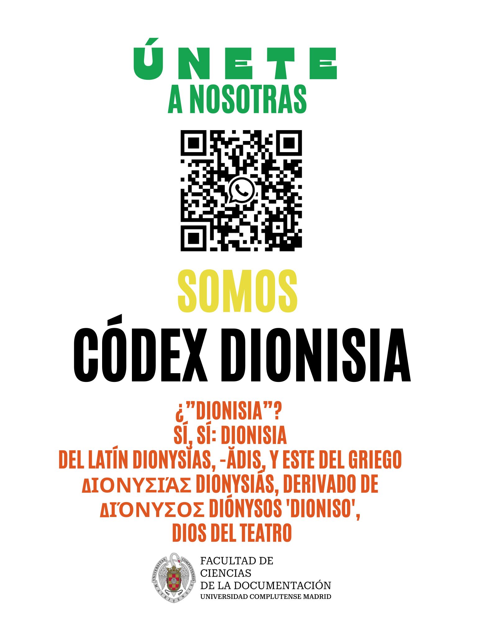 Únete a nosotras, somos Códex Dionisia